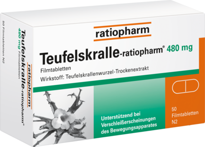 TEUFELSKRALLE-RATIOPHARM Filmtabletten